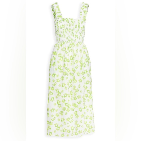 LIKE NEW WAYF Smocked Rashida Dress - Picture 2 of 4